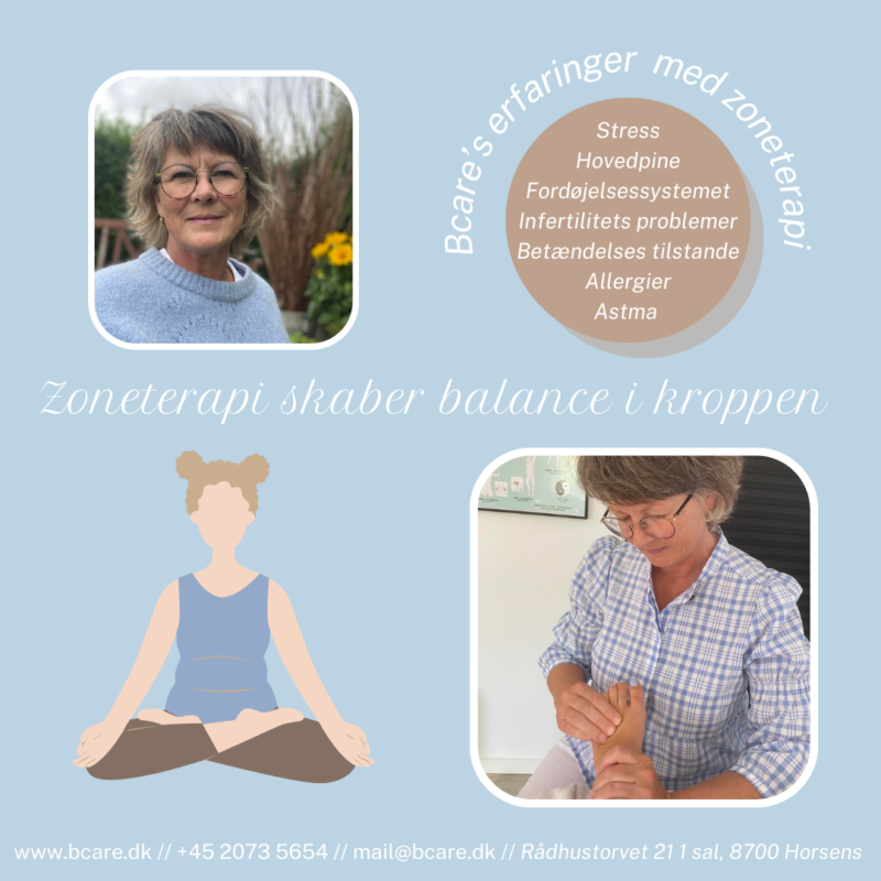 Zoneterapi skaber balance i kroppen